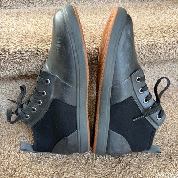 Bogs Men's Black Winter Quinn Rubber Rain Boots - - Picture 5 of 15